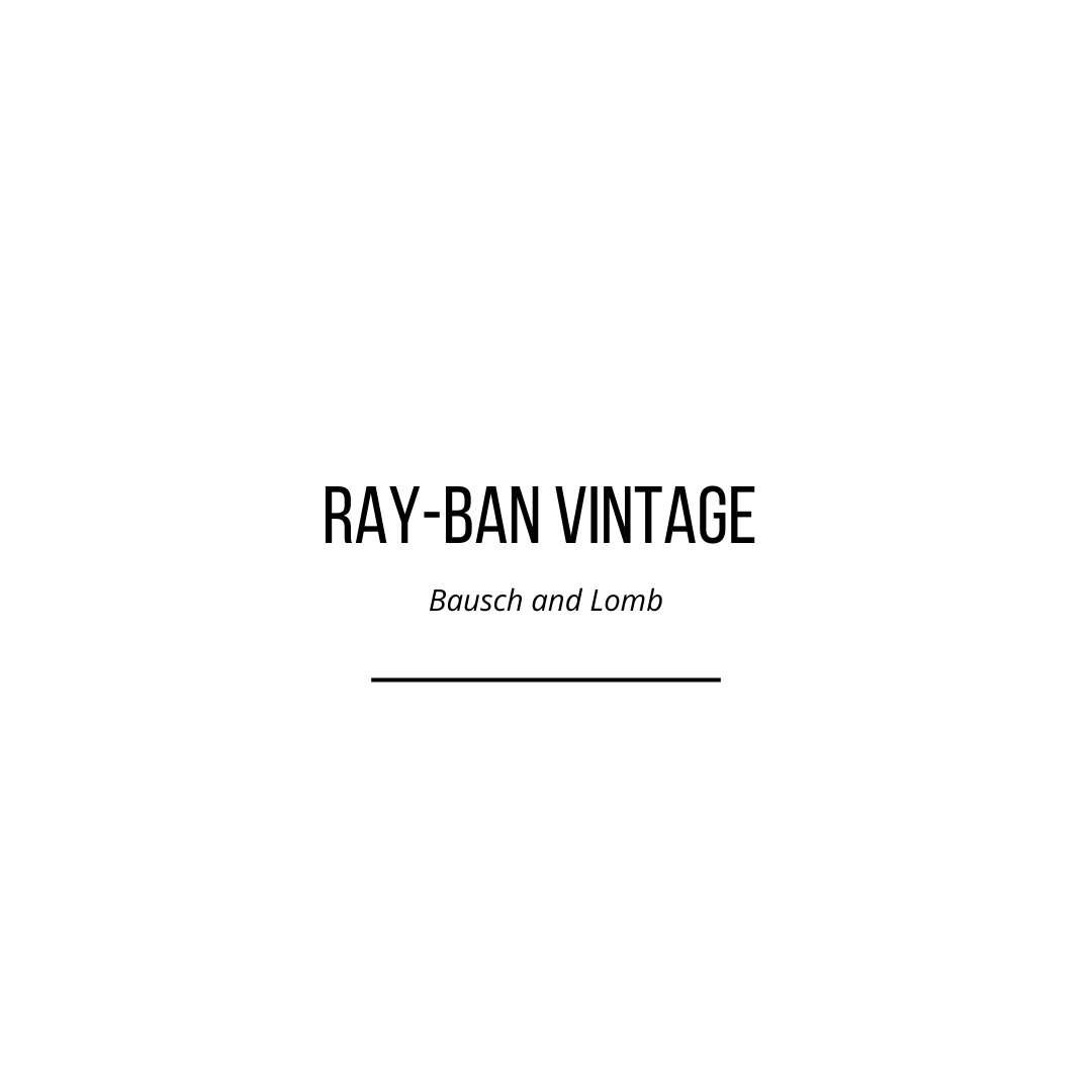 LUNETTES RAY-BAN VINTAGE